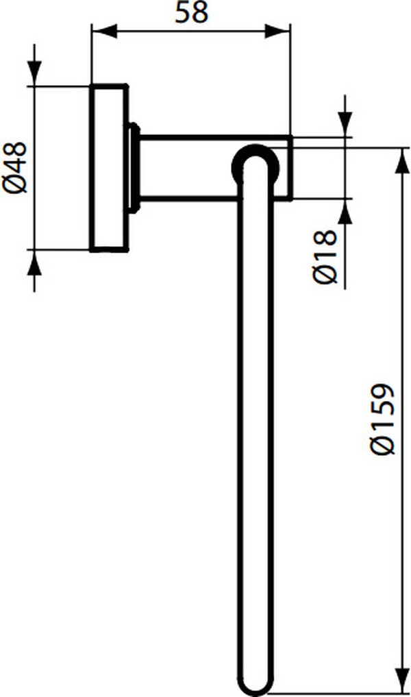 Полотенцедержатель Ideal Standard IOM кольцо