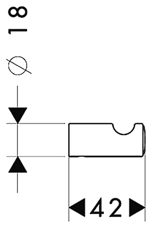 Крючок Hansgrohe Logis Classic