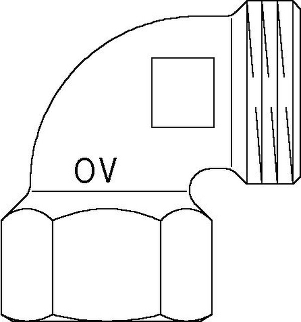 Угольник Oventrop Cofit S 90° G3/4"xRp1/2"