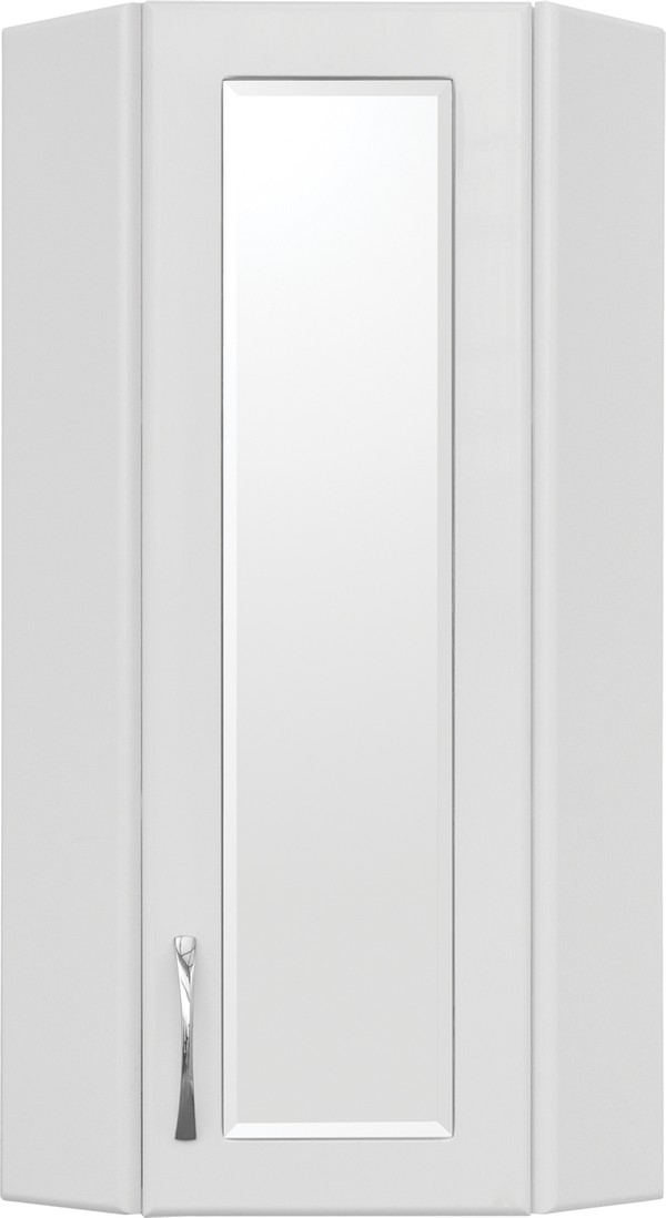 Зеркало-шкаф Style Line Эко Стандарт 30 угловой, белый