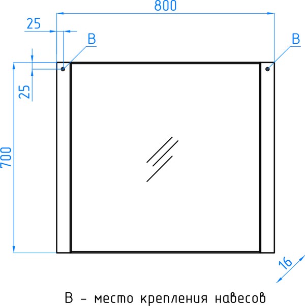 Зеркало Style Line Лотос 80 шелк зебрано