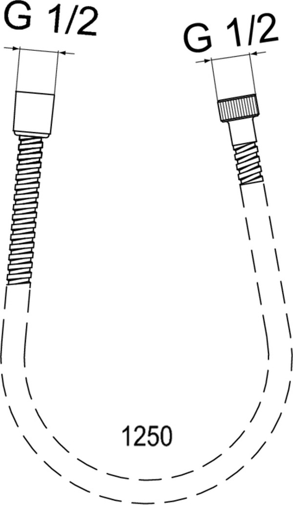 Душевой шланг Ideal Standard IdealRain A2403AA