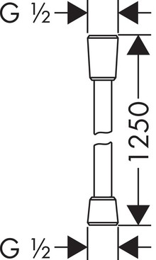 Душевой шланг Hansgrohe Isiflex 28272000