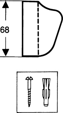 Настенный держатель Hansgrohe 28321000