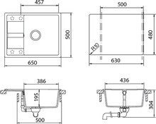 Мойка кухонная Schock Optima 50D альпина