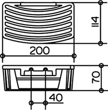 Полка Keuco Universal 24942 7 см