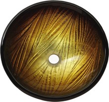 Рукомойник Kraus GV-390-19 mm коричнево-золотистый