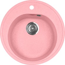 Мойка кухонная AquaGranitEx M-08 розовая