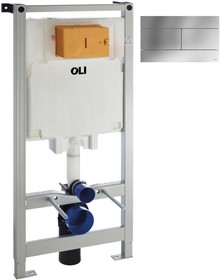 Система инсталляции для унитазов OLI Oli 80 с кнопкой смыва Slim 300572mSl00