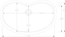 Раковина ArtCeram Idea IDL001