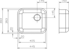 Мойка кухонная Reginox Colorado L18 4035 LUX OKG сталь