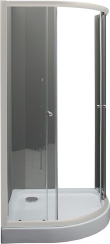 Душевой уголок De Aqua R8080OP-W 80х80, стекло прозрачное