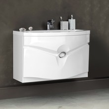 Тумба с раковиной Aima Design Cloud 80 white