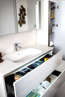 Мебель для ванной Armadi Art Vallessi 100 белый глянец