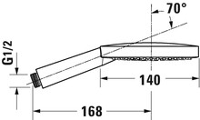 Душевая лейка Duravit Faucet Accessories UV0650012000