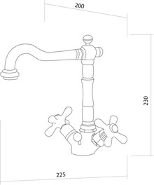 Смеситель M&Z Epoca EPC02133 для раковины