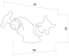 Смеситель M&Z Epoca EPC02225 для биде