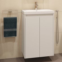 Мебель для ванной Velvex Klaufs 50.2D белая, подвесная