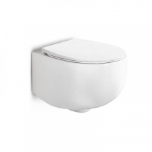 Унитаз подвесной безободковый AeT DOT 2.0 WC белый матовый S555T0R0V6101 с сиденьем микролифт